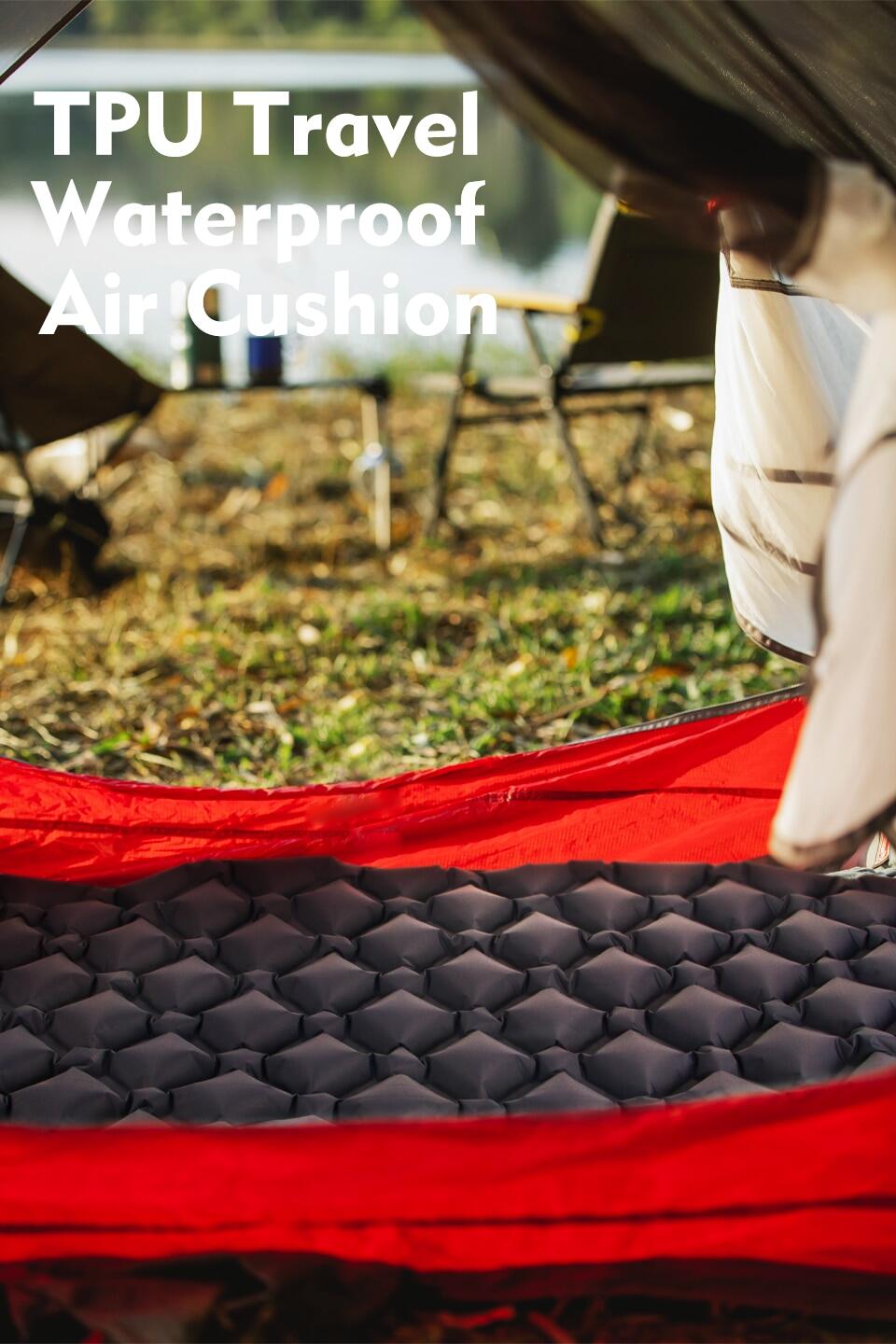 Ultralight Portable Outdoor Inflatable Tent Single Double Sleeping Mat ...
