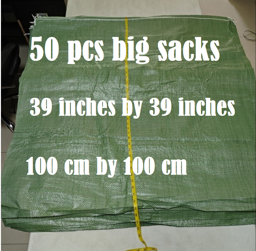 50 - 100 pcs BRAND NEW Rice Sacks / Sako / Garbage Sacks / 50 KGs - 60 ...