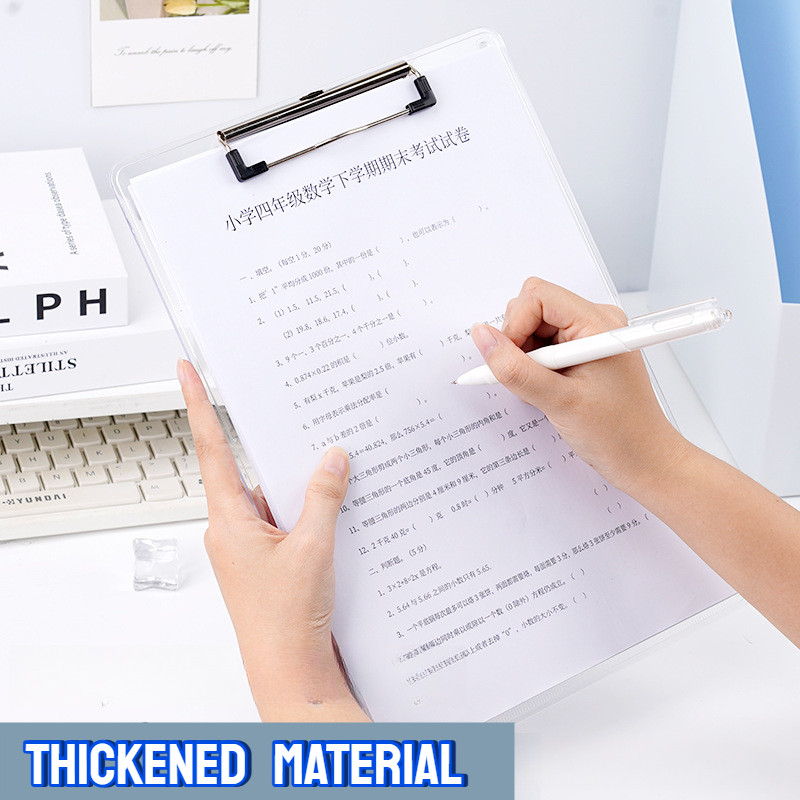 Long Size Clipboard with Scale File Folders Paper Organizer Transparent ...