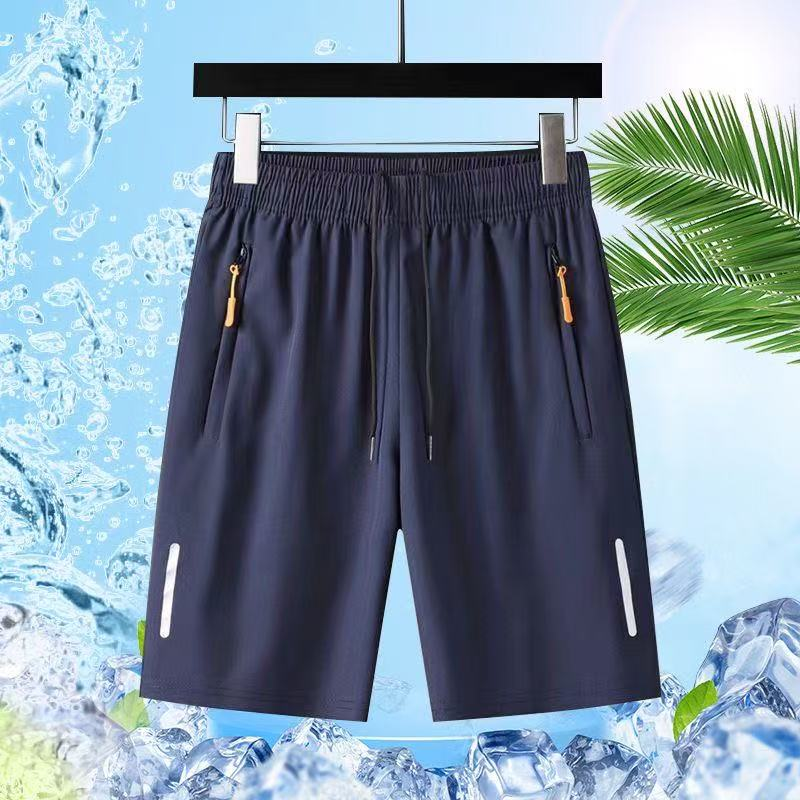 Summer Pockets Ice Silk Shorts