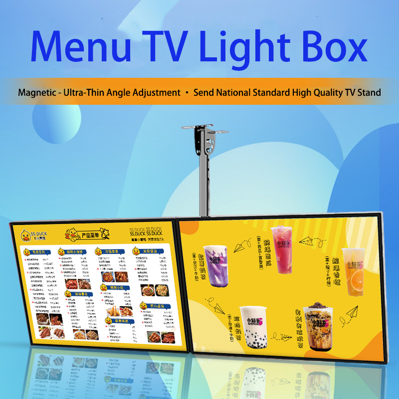 COD LED Billboard Display With Telescopic Boom Hanging Menu Board ...