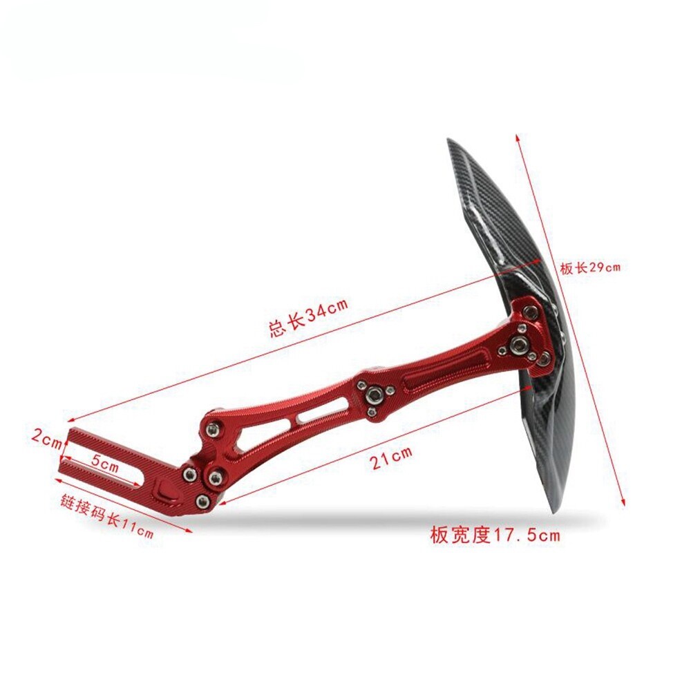 COD Motorcycle Rear Mudguard CNC Aluminium Rear Fender Carbon Fiber ...