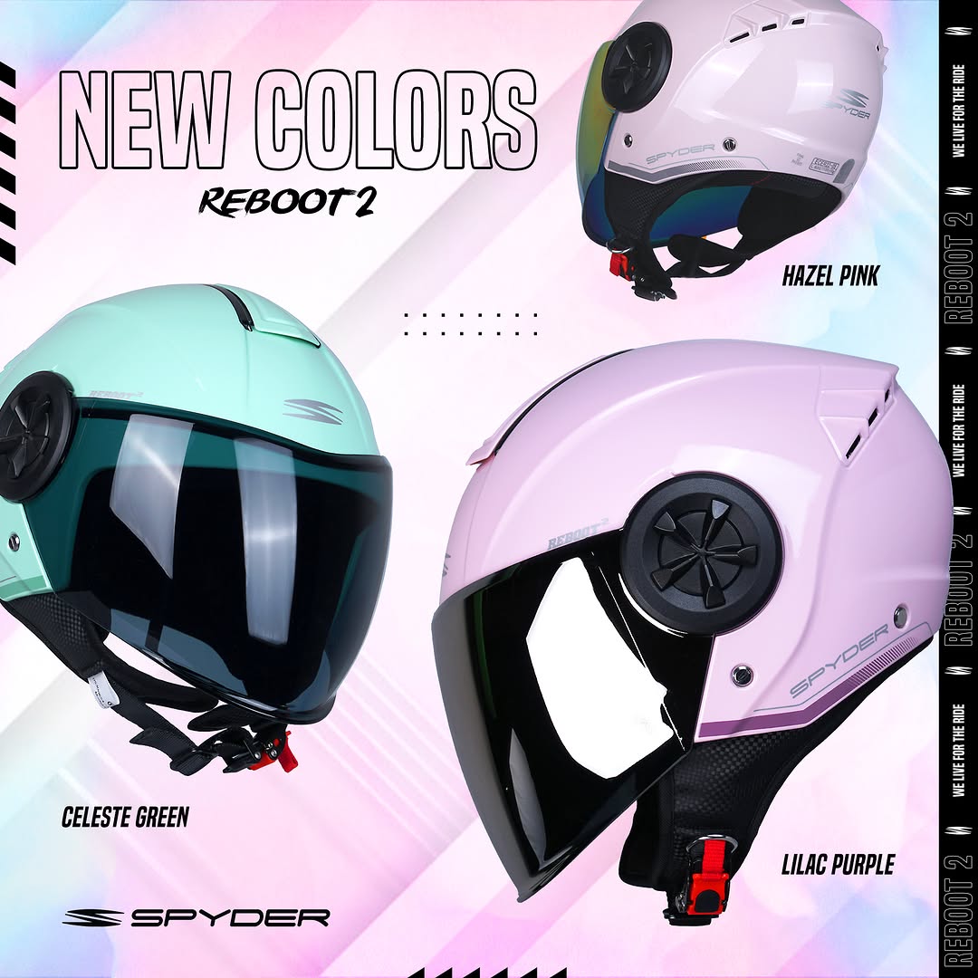 【EAGLE SPEED】SPYDER HALF FACE HELMET REBOOT V2 LILAC PURPLE PASTEL ...
