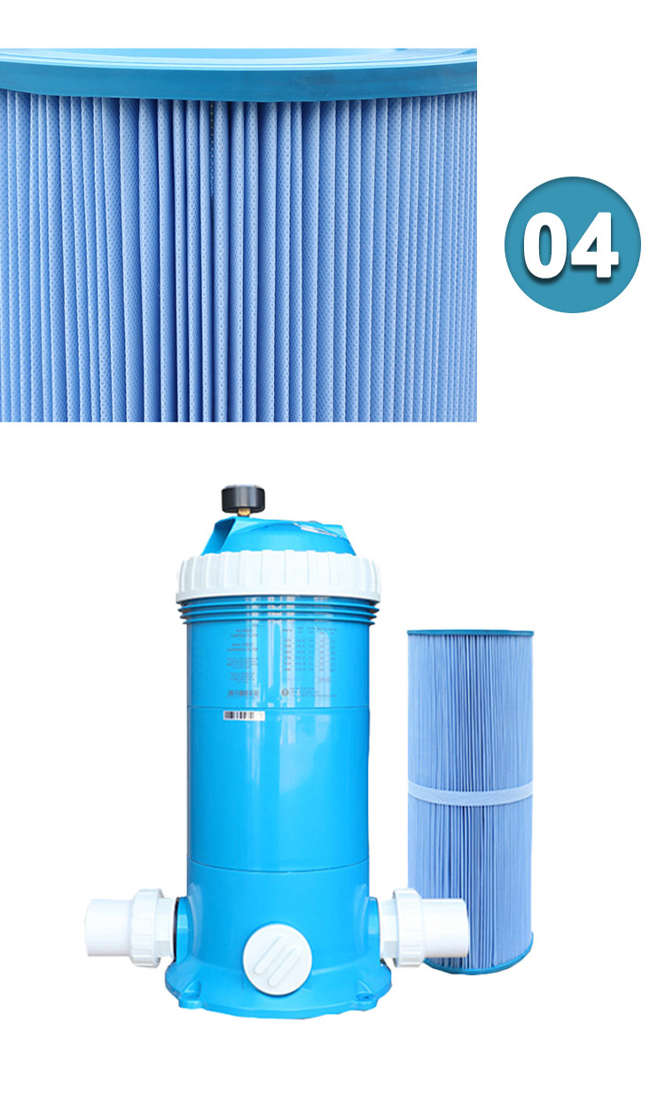 Swimming pool polyester cartridge filters cylinder Used for water parks ...