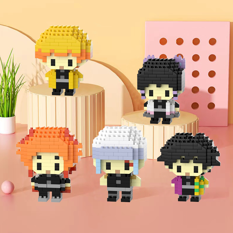 【DUZ】Demon Slayer Building Blocks Small Particles Cartoon Anime ...