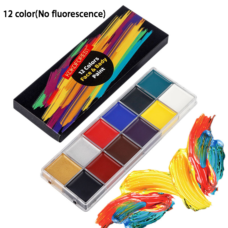 SNAP BUY08 12 color Face Body Paint Set Professional Makeup Palette ...