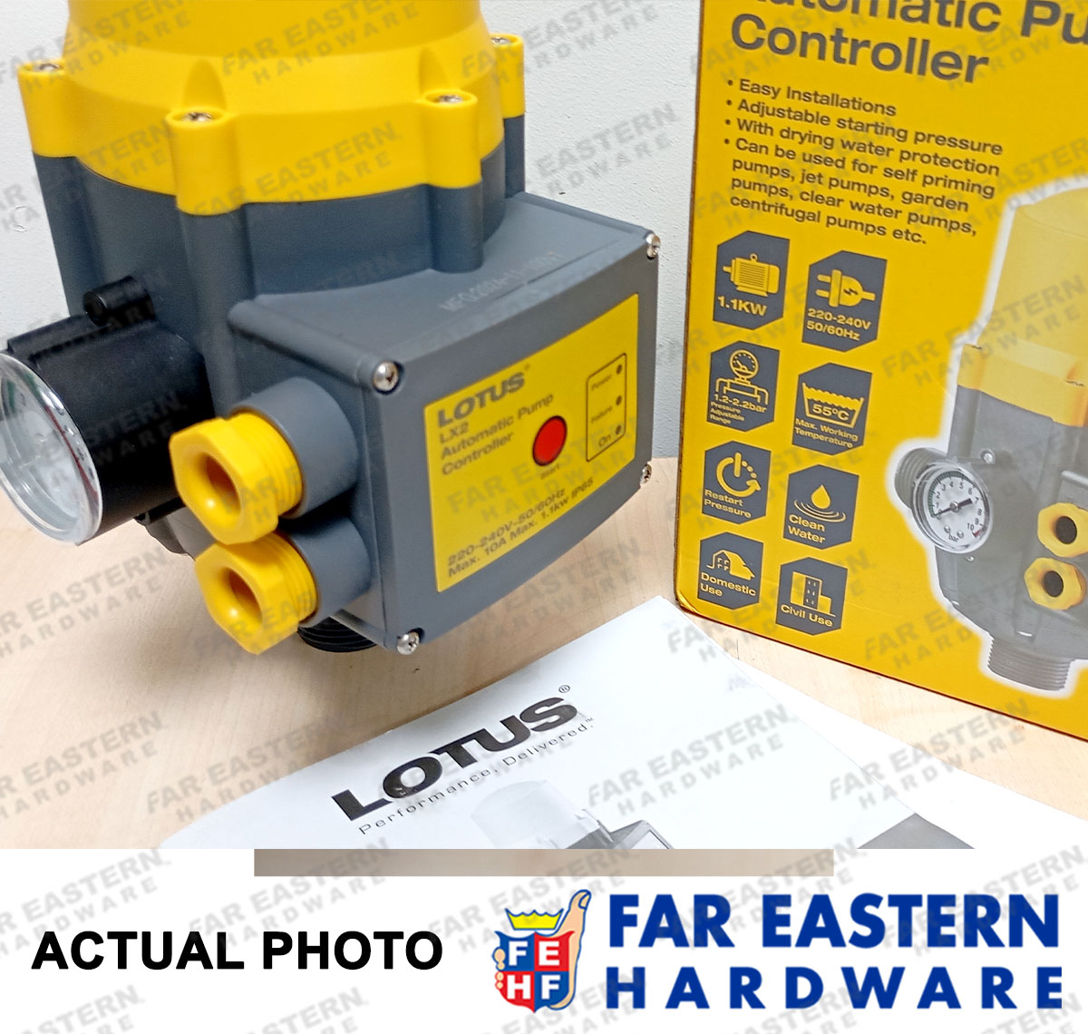 LOTUS Automatic Water Pump Control LX2 LTVAR | Shopee Philippines
