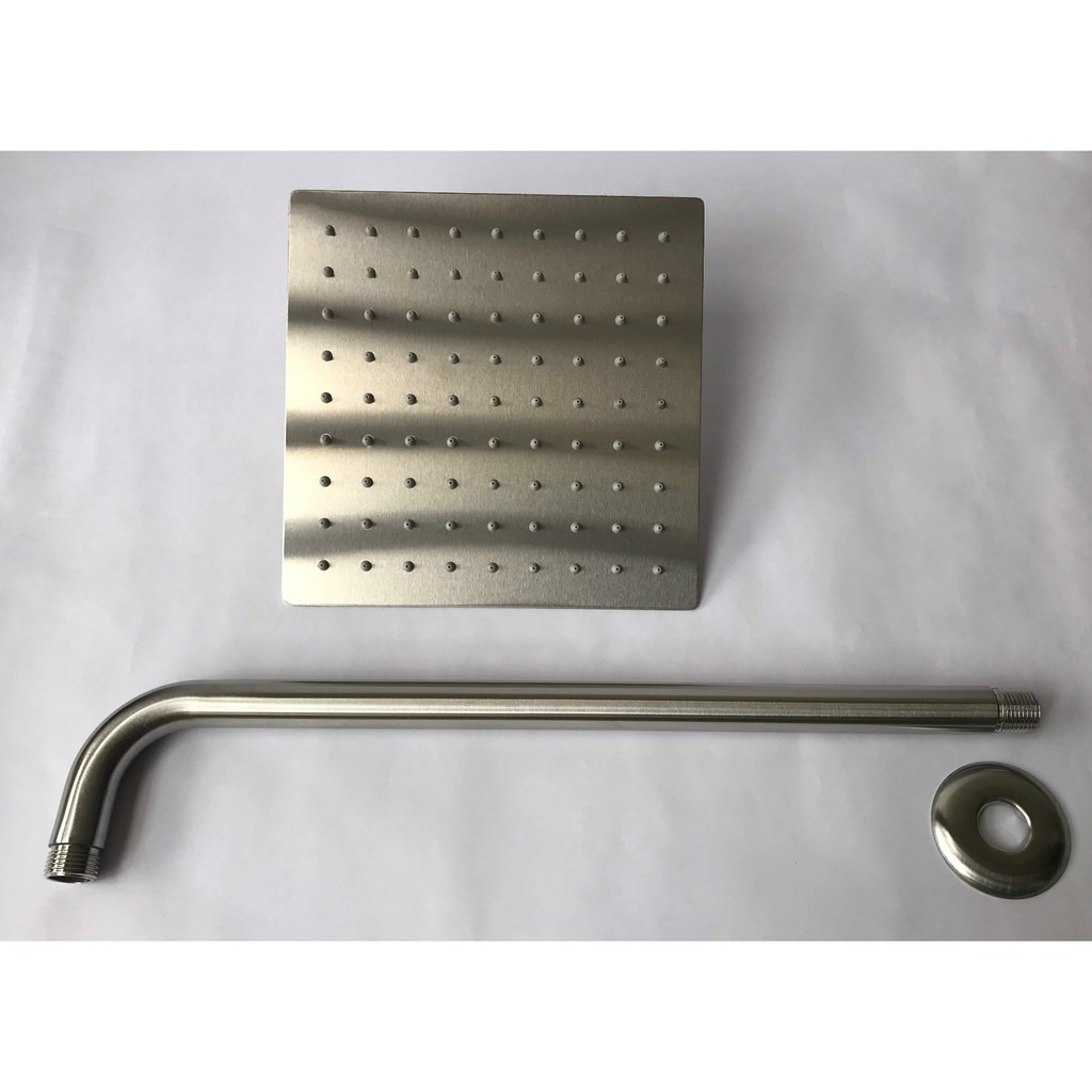 12 Inch Ultra Thin 304 Stainless Steel Rain Shower Head Bathroom Square ...