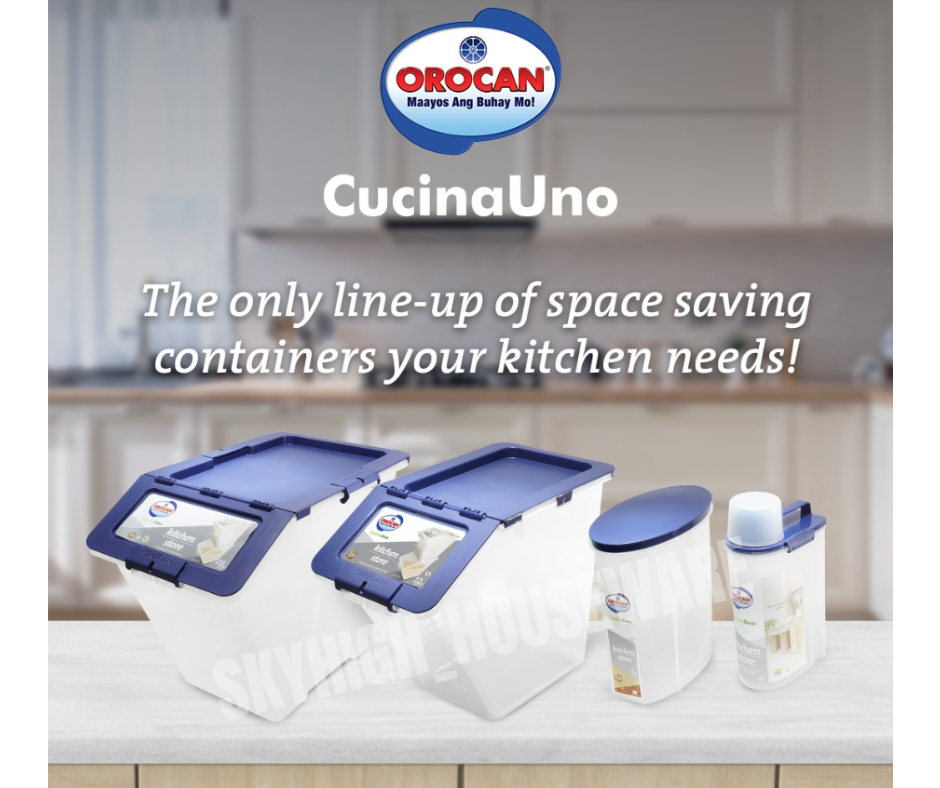 OROCAN Store Kitchen Food Storage Cereal/Rice Cucina Uno 12 and 28KG ...