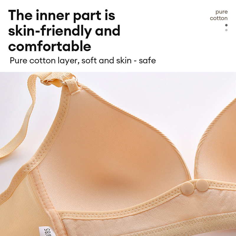 3pcs Adjustable Comfortable Wireless Nursing Bra - Anti-Sagging, One ...