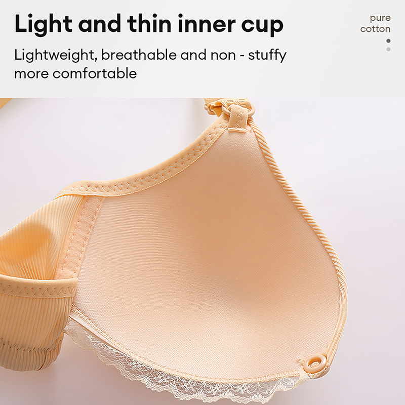 3pcs Adjustable Comfortable Wireless Nursing Bra - Anti-Sagging, One ...