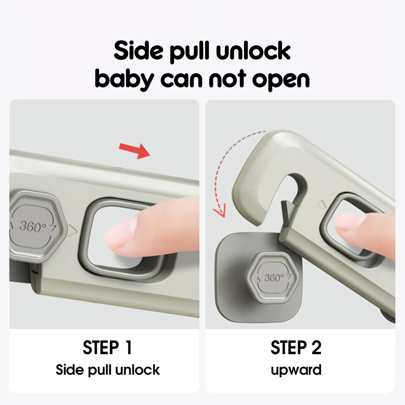 Child safety lock baby anti-pinch door lock cabinet door lock baby ...