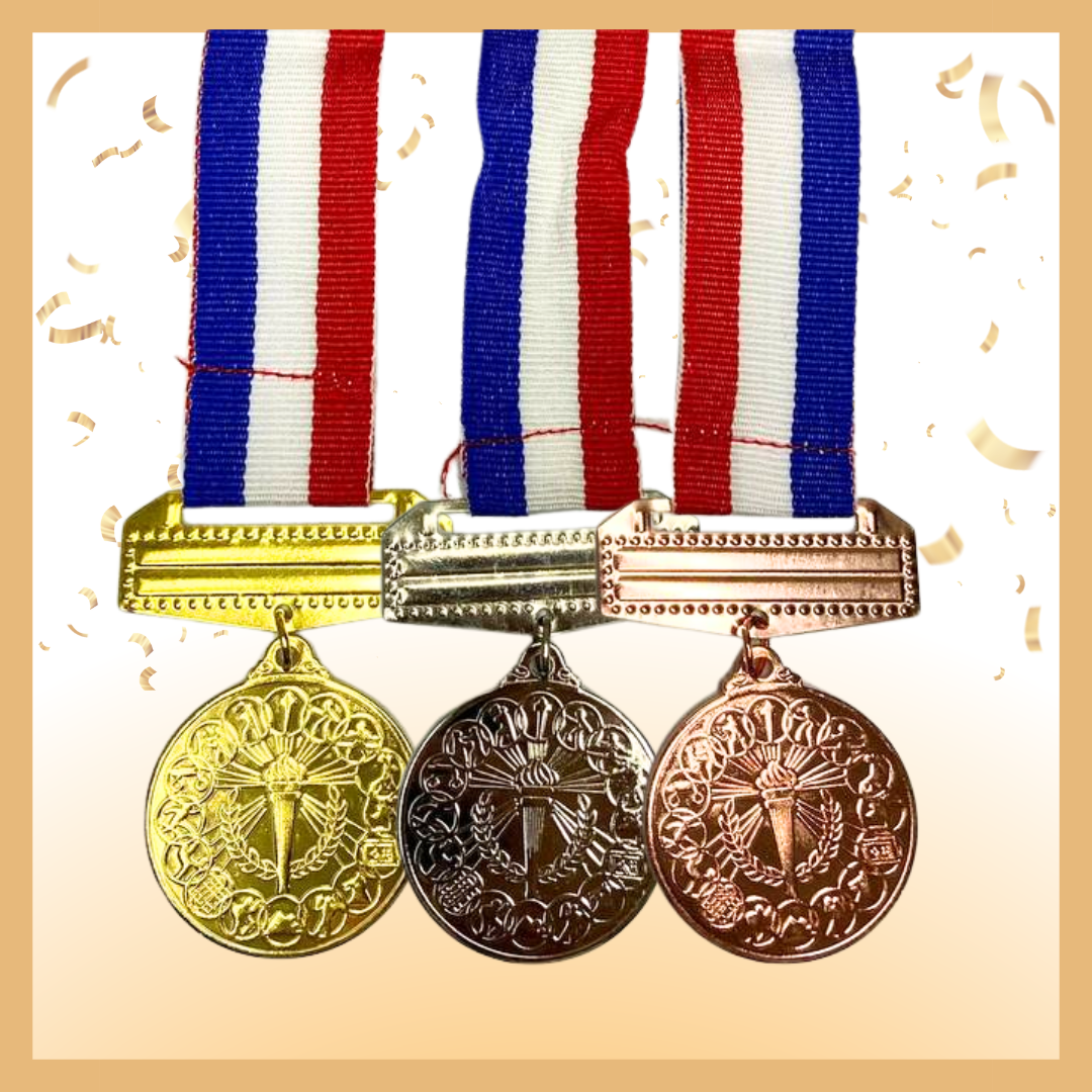 All Sports 3.7 cm Gold/ Silver/ Bronze Medal Perfect for Competitions ...