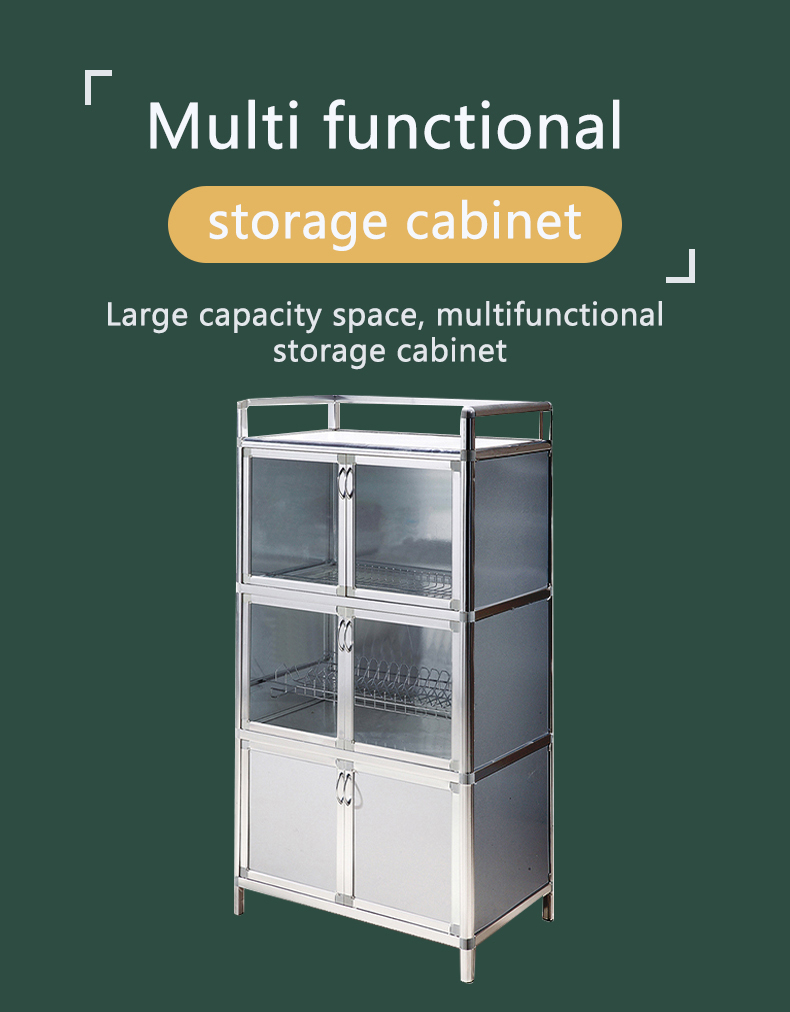 2/3 Layer Aluminum alloy storage rack with Drain basket kitchen storage ...
