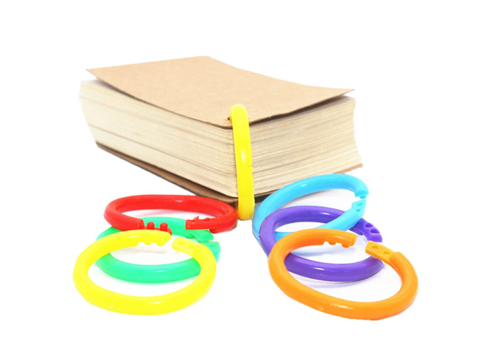 20mm Plastic Loose Leaf Rings Single Color 30pcs | Shopee Philippines