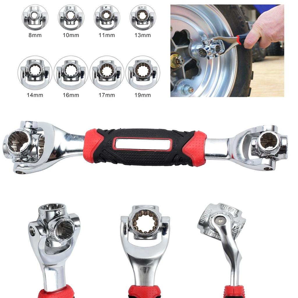 48-in-1 Universal Socket Wrench w/ 360 Degree Rotating Head Spanner for ...