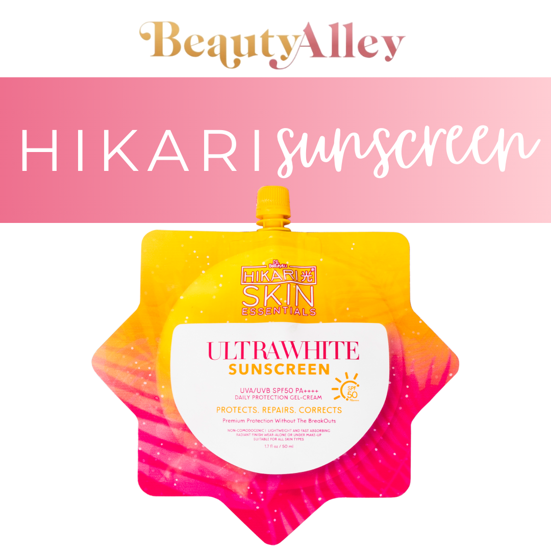 HIKARI Sunscreen Sunblock Cream Ultra White Sun Screen Whitening Skin ...
