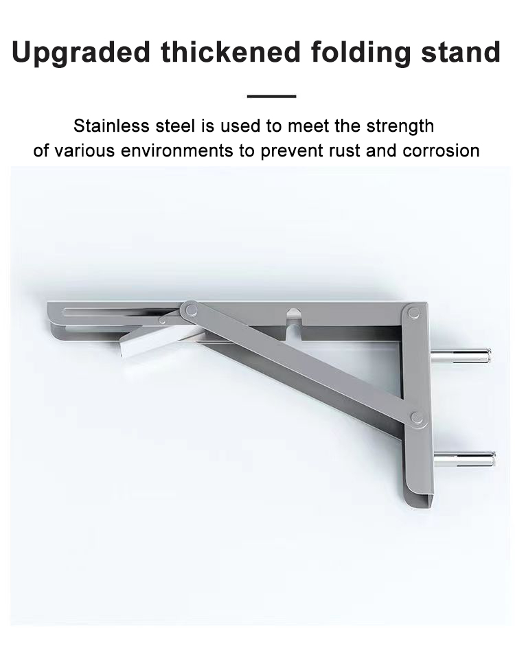 Foldable Table Wall mounted Stainless steel storage rack Dining Kitchen ...