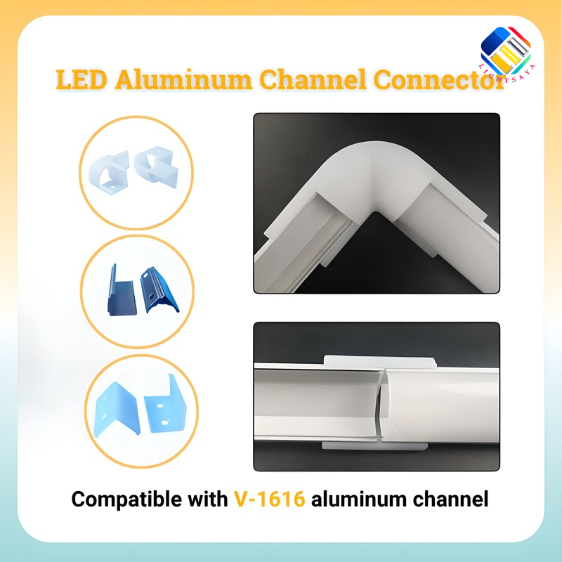 1M LED Aluminum Profile Track V/U/YW Shape Mount Channel System for LED ...