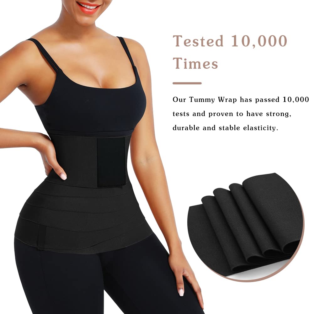 Quick Snatch Bandage Wrap Women Body Shaper Slimming Tummy Wrap Belt ...