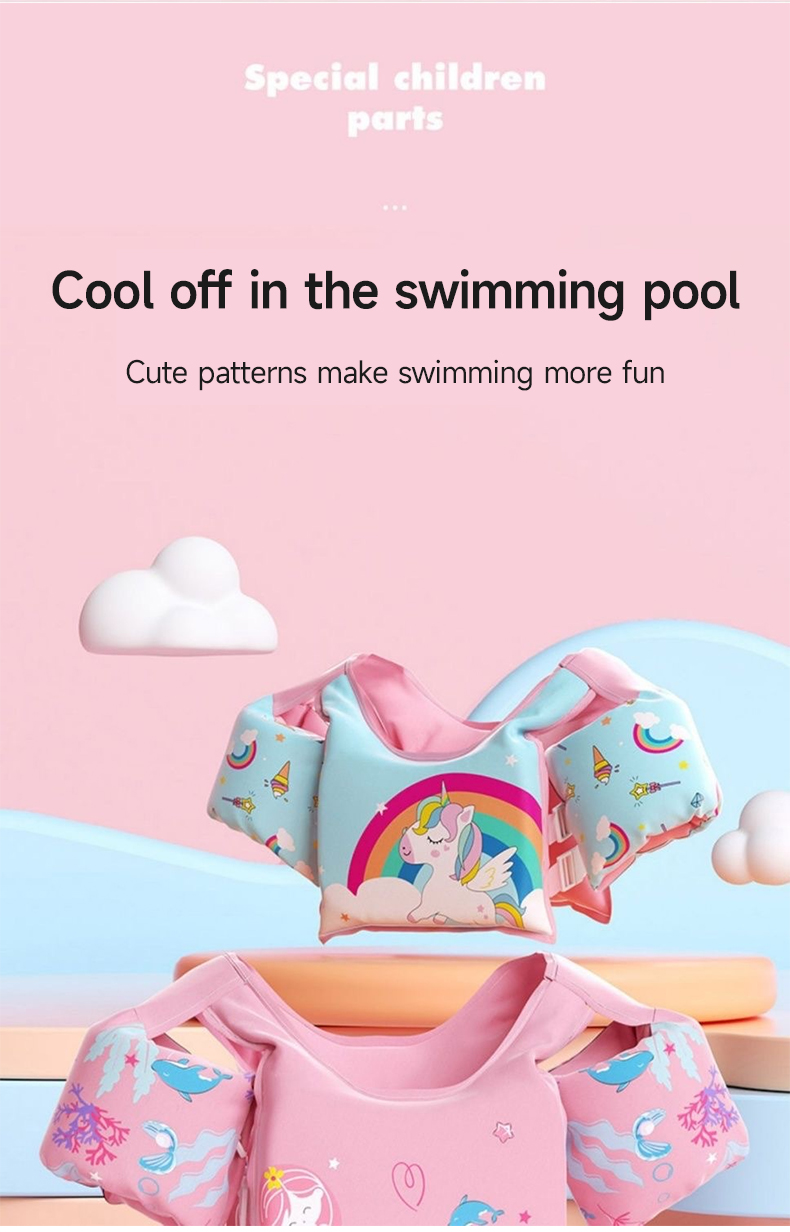 Vivid Baby Swimming Life Jacket Floaters Vest for Kids Arm Swimming ...