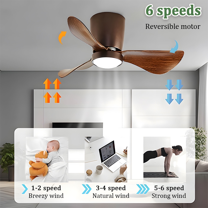 42/52/ Open-air remote control ceiling fan Large size strong wind ...