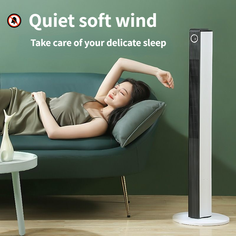 Tower Fan Air Conditioning Fan Vertical Bladeless Silent Remote Control ...