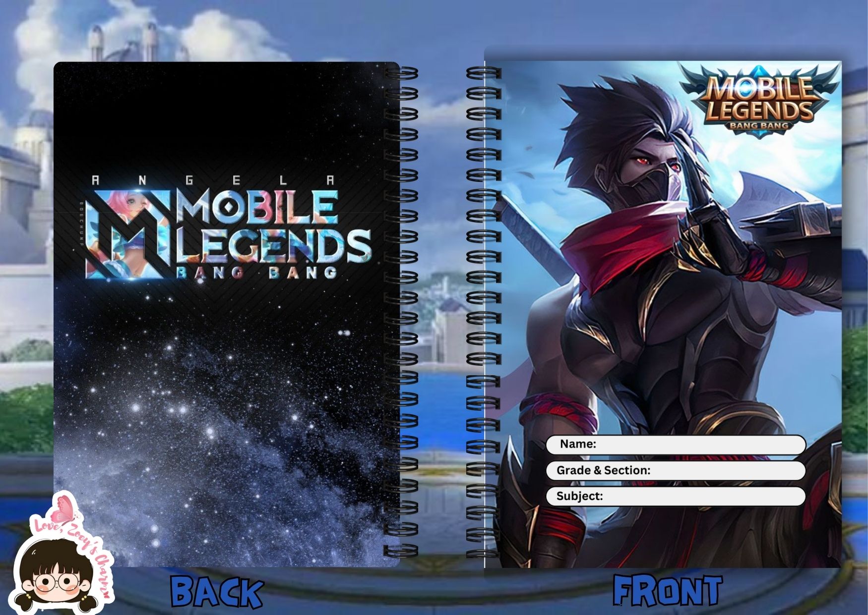 MOBILE LEGENDS NOTEBOOK DOUBLE LOOP WIRED | Shopee Philippines