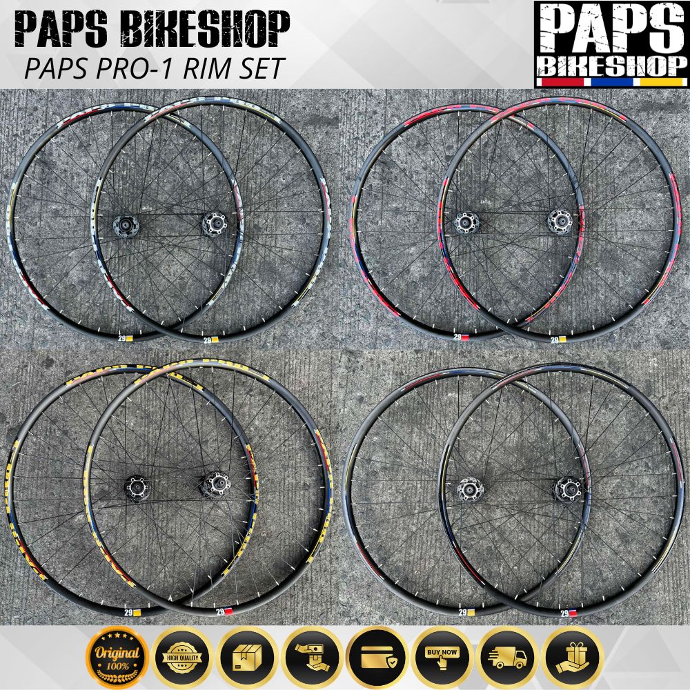 PAPS PRO- 1 HUBS ASSEMBLED RIM SET | Shopee Philippines