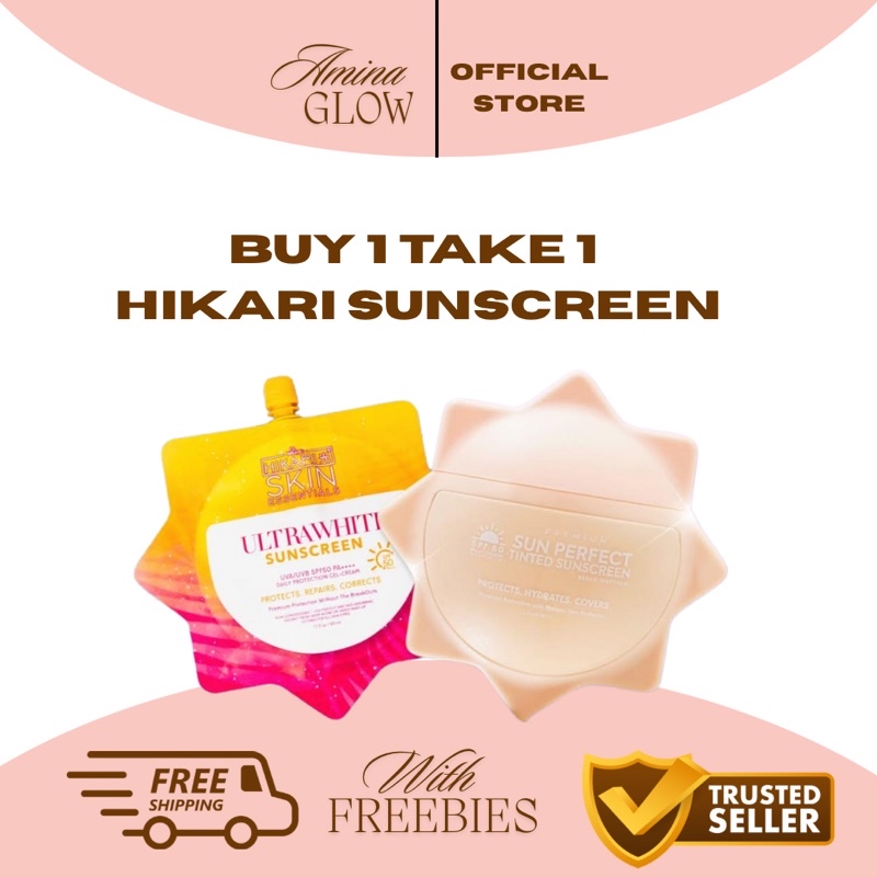 BUY 1 TAKE 1 HIKARI ULTRA WHITE AND SUN PERFECT TINTED SUNSCREEN WITH ...