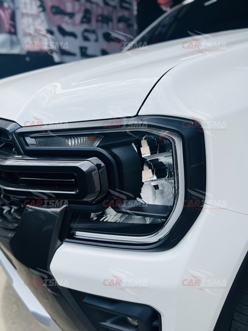 NEXT GENERATION FORD RANGER 2023-2025 GARNISH SET MATTE BLACK 4X2 4X4 ...