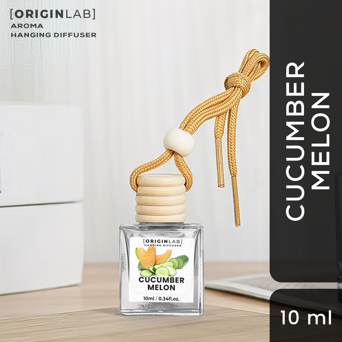 OriginLab- CUCUMBER MELON Hanging Diffuser - Car Freshener - Air ...