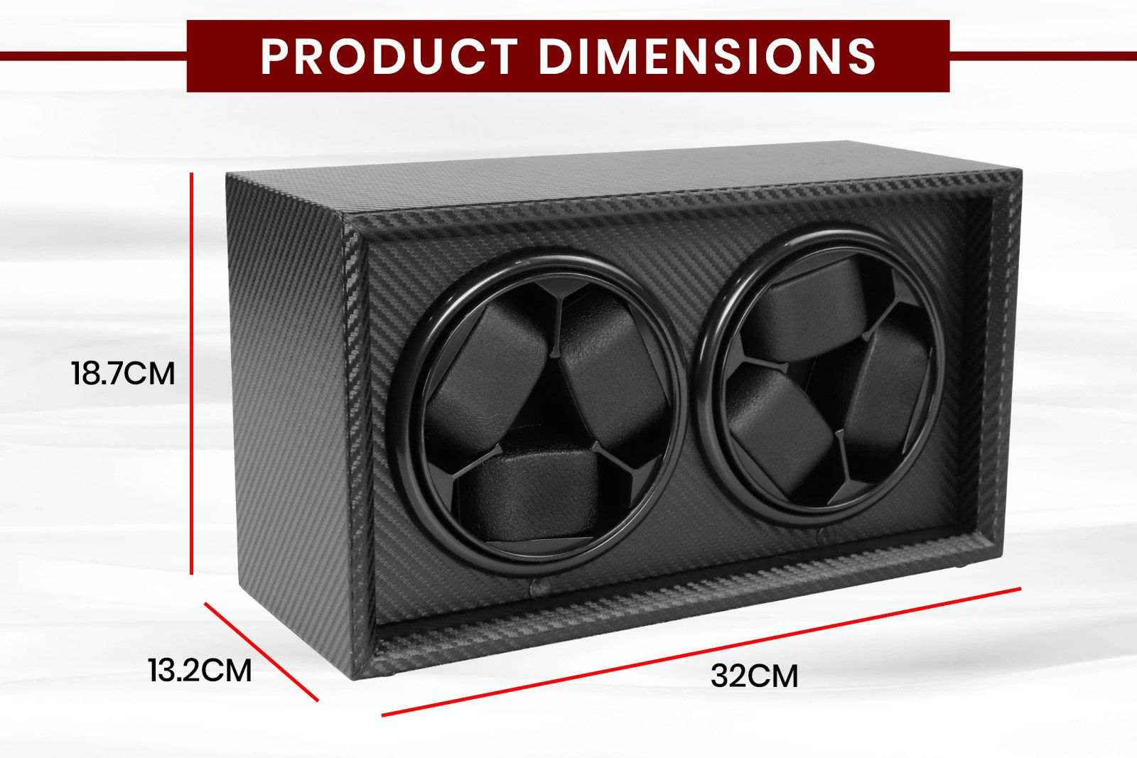 [2 YEARS LOCAL WARRANTY] Open Design 6-Slot Auto Watch Winder w/ Bi ...