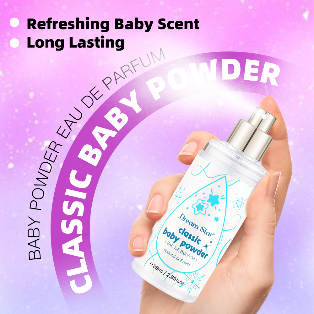 Dream Star Baby Powder Perfume & Lotion Mist 88ml/236ml – Long-Lasting ...