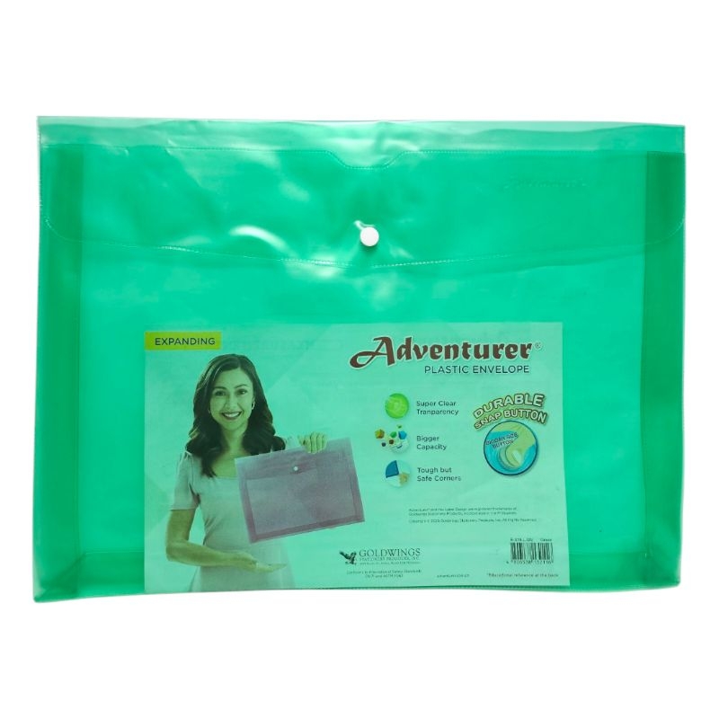 Adventurer Expanding Colored Envelope Snap Button Long | Shopee Philippines