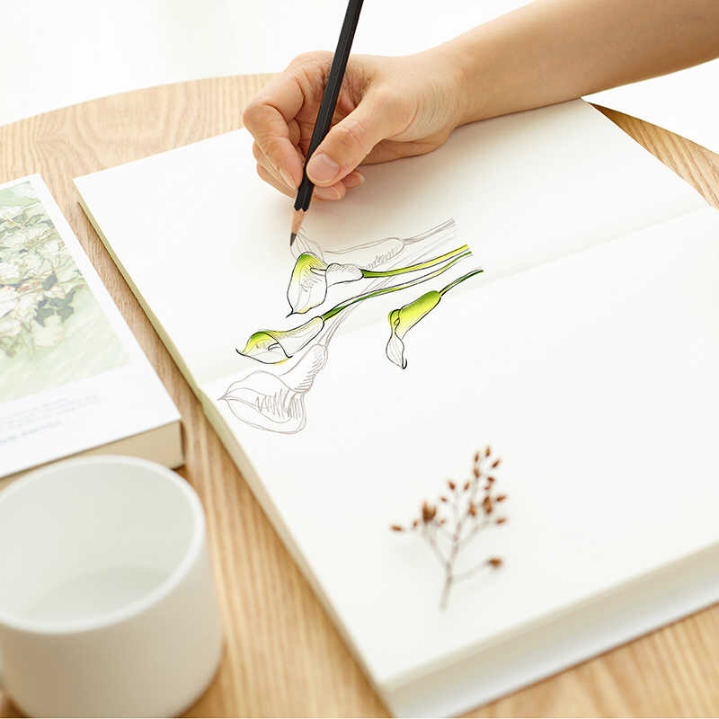 A5/B5 Sketchbook 128 pages Van Gogh Sketchbook Notepads Notebook for ...