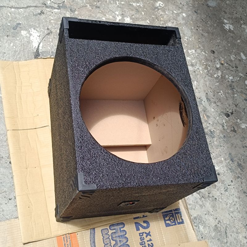 D15 Ported Subwoofer Box 15 inch MDF Lported 35hz tuning Black Textured ...