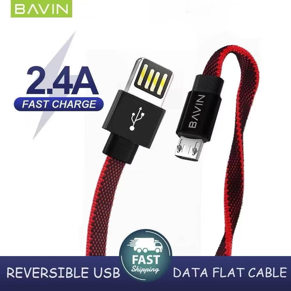 Bavin 2.4A Fast USB charging Length Cable For iPh 6/Android Micro V8 ...