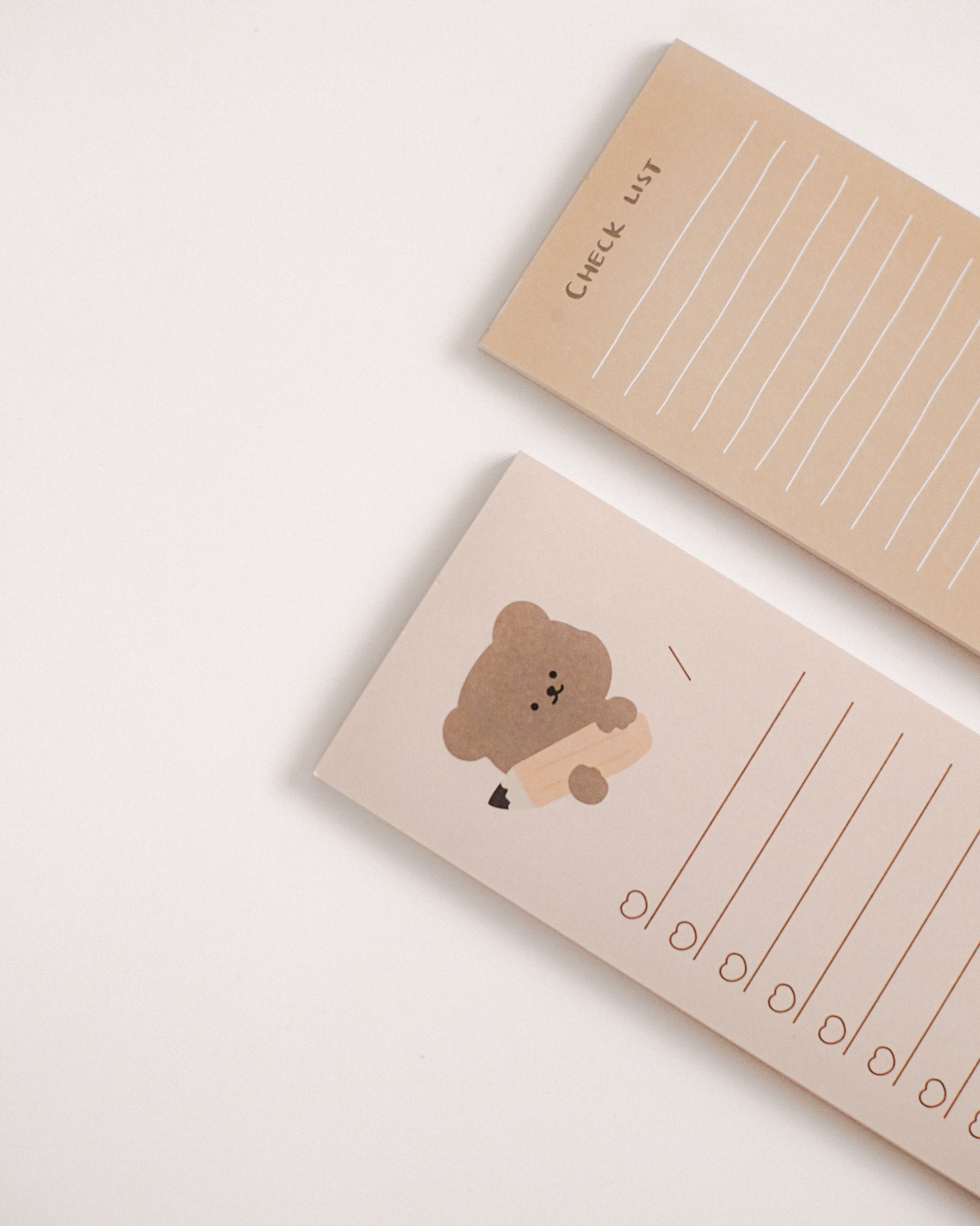 Cute Bear Notepads Memopad 50 Sheets Checklist To-Do List Bucket List ...