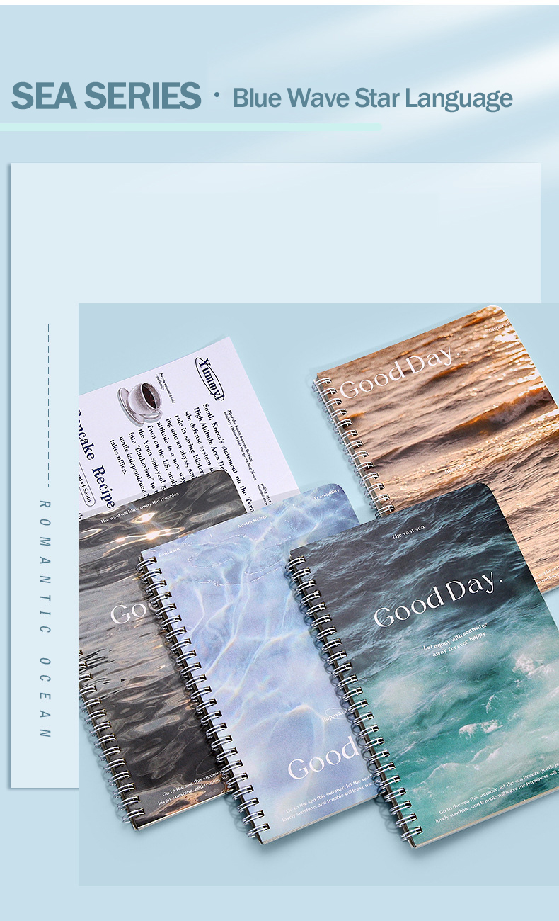 4pcs Thick A5 Spiral Spring Notebook For High School Loose Leaf ...