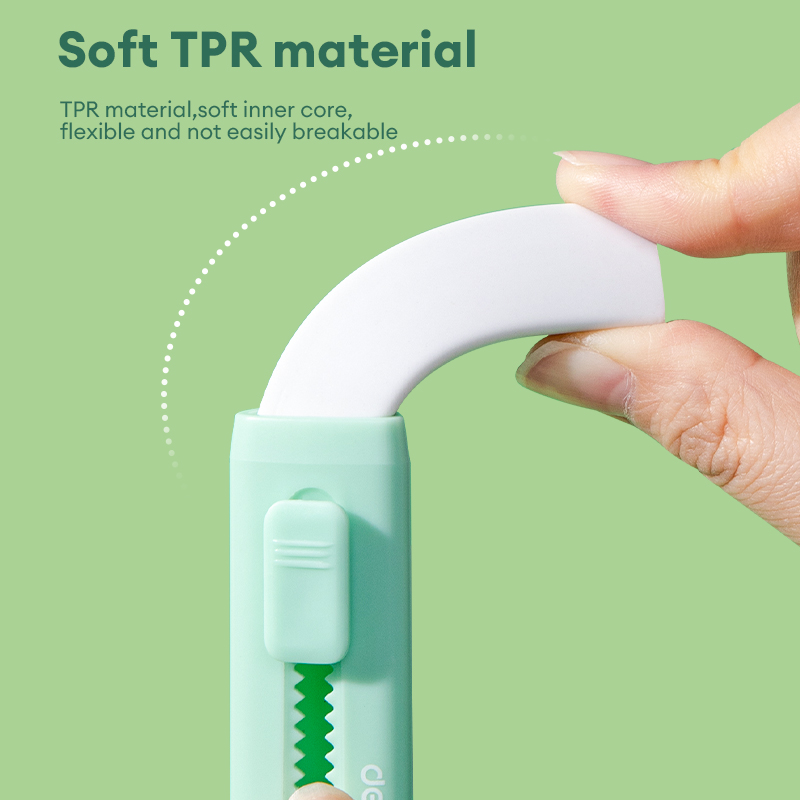 Deli Push-Tuile Eraser Soft TPR Bendable Rubber Mixed 71145 | Shopee ...