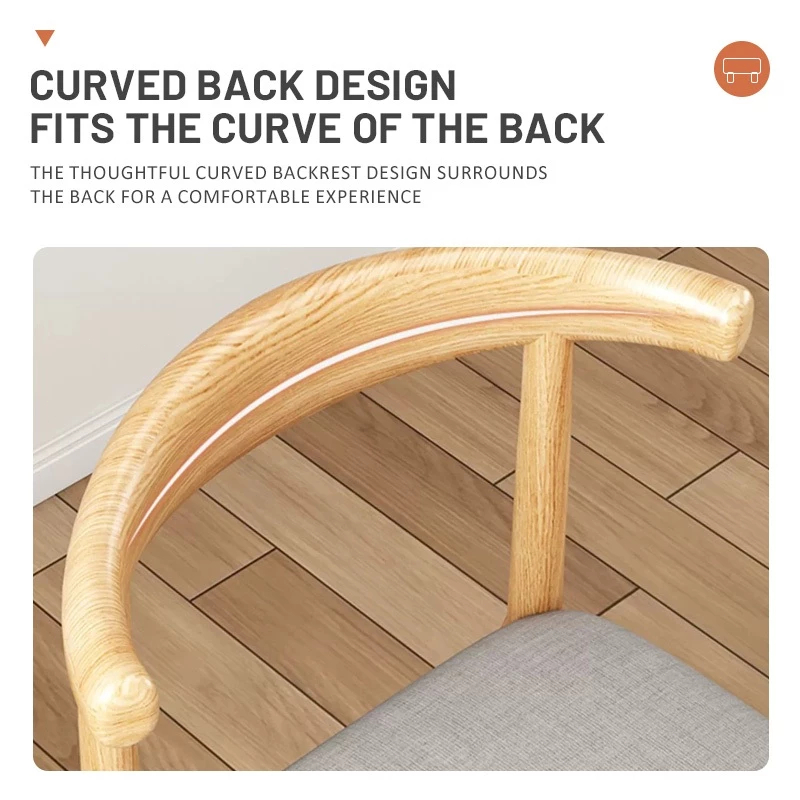COD Soft Dining Chair Stool Chair Home Nordic Chair Wood Bedroom Chair ...