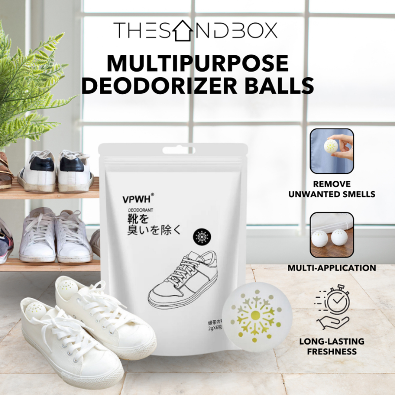 Shoe Deodorizer Balls – Odor Remover for Sneakers, Gym Bags, Lockers ...
