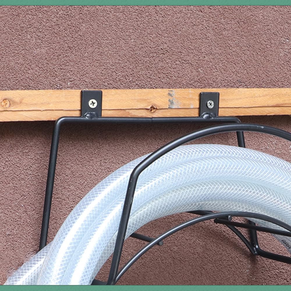 Garden Hose Rack Metal Hose Hanger Holder Storage Rack Organizer Water ...