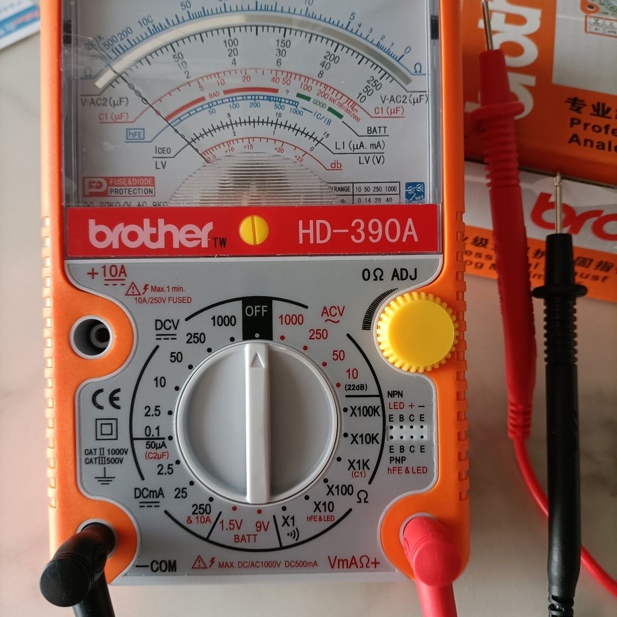 Brother Tester HD-390C Analog Multimeter Analog tester Multitester ...