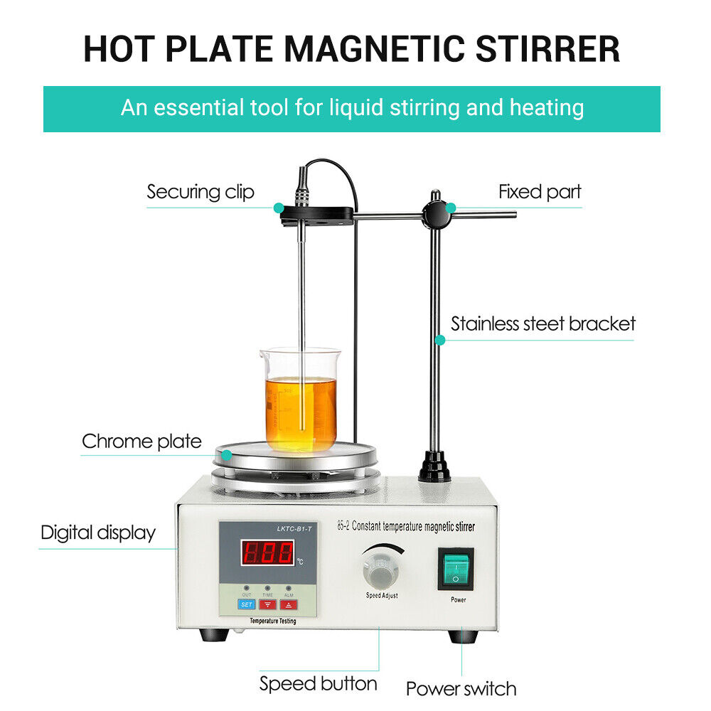 300W 220V Adjustable mixer mixer laboratory mixer 85-2 heating plate ...