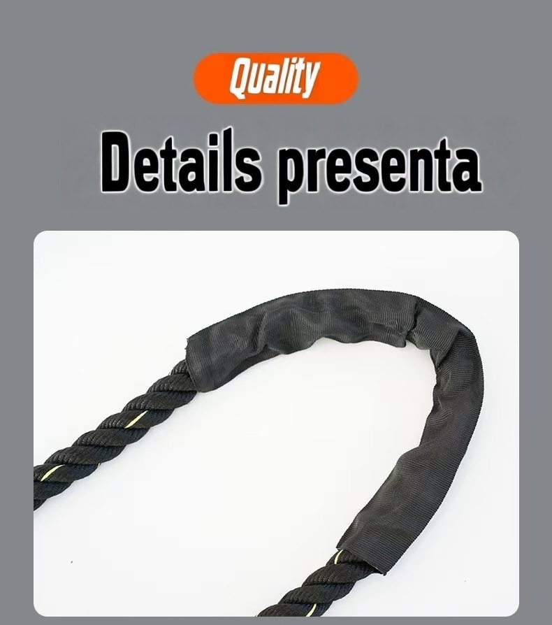 Fitness Training Rope 2.8/9/12M Muscle Fighting Roper Heavy Skipping ...