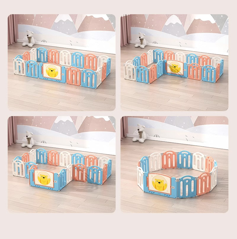 Queen Size Baby Playpen for Baby with FoamBaby Play Fence for Baby with ...