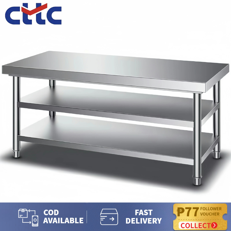 CTTC New model kitchen table 304 stainless table console table cooking ...