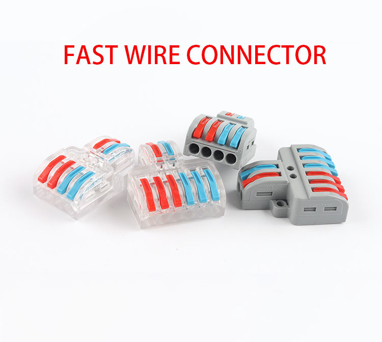COD 250V Quick Wire Terminal Connector 32A 2KW Universal Push-in Wiring ...